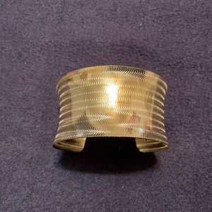 Cuff goldtone bracelet
